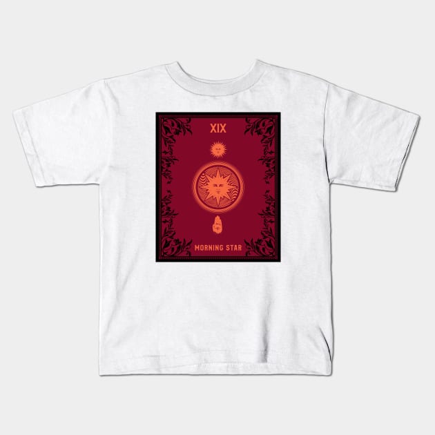 Tarot Card - The Morning Star Kids T-Shirt by Tip Top Tee's